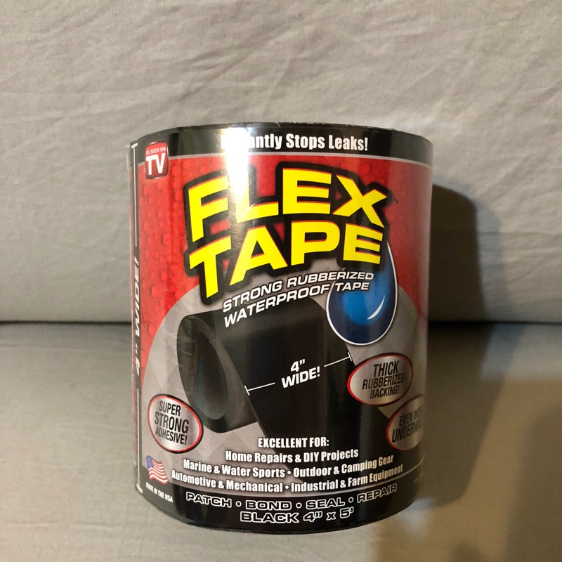 美國製 Flex Tape 強固型修補膠帶 四吋 蝦皮購物