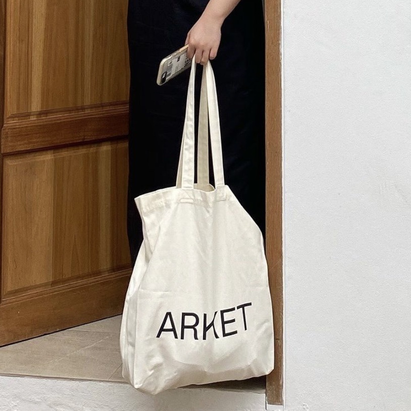 | ARKET | 英國代購🇬🇧 正品 帆布袋 購物袋 Canvas Tote 瑞典 文青 托特包