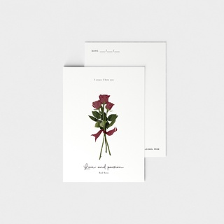 ·現貨📦【Language of flowers花語系列-玫瑰】| 獨家設計.ᐟ 明信片 ALCOHOL FREE