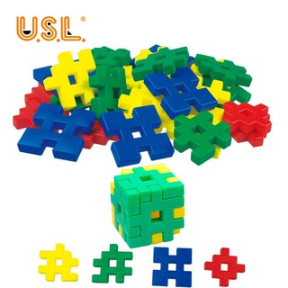 娃娃國【臺灣 USL】遊思樂 大方塊積木(30pcs)