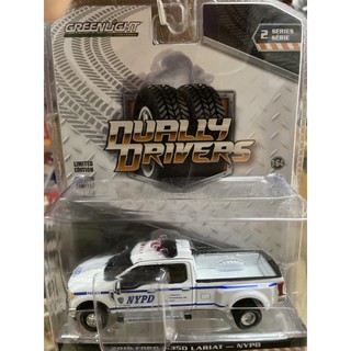 《模王》 1/64 美國綠光 模型合金車2019 福特 F-350