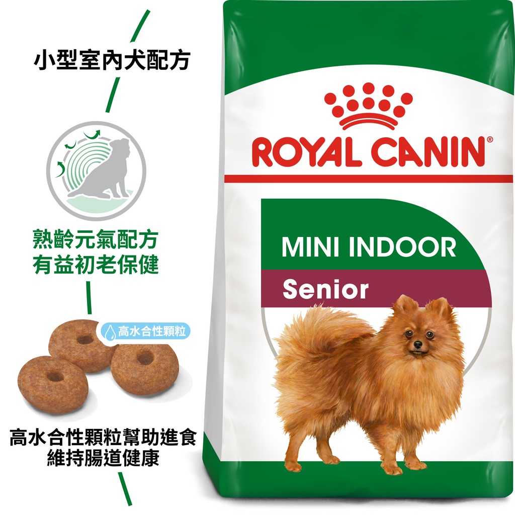 法國皇家ROYAL CANIN小型室內熟齡犬-MNINA+8(1.5kg)