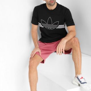 出清特價愛迪達Adidas originals OUTLINE TEE 短T恤 黑色ED4698