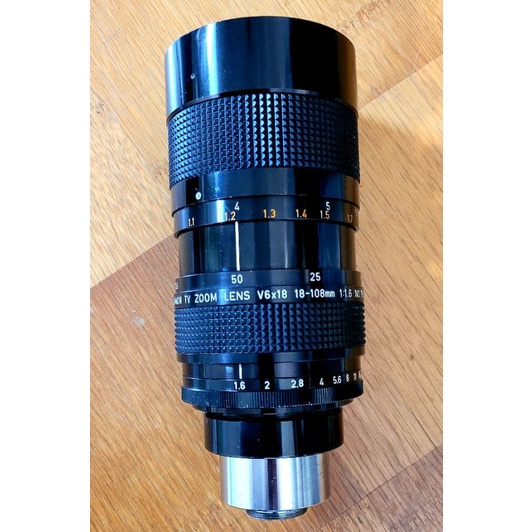 Canon 大砲電影鏡頭 TV ZOOM lens V6 x 18 18-108mm 1:1.6