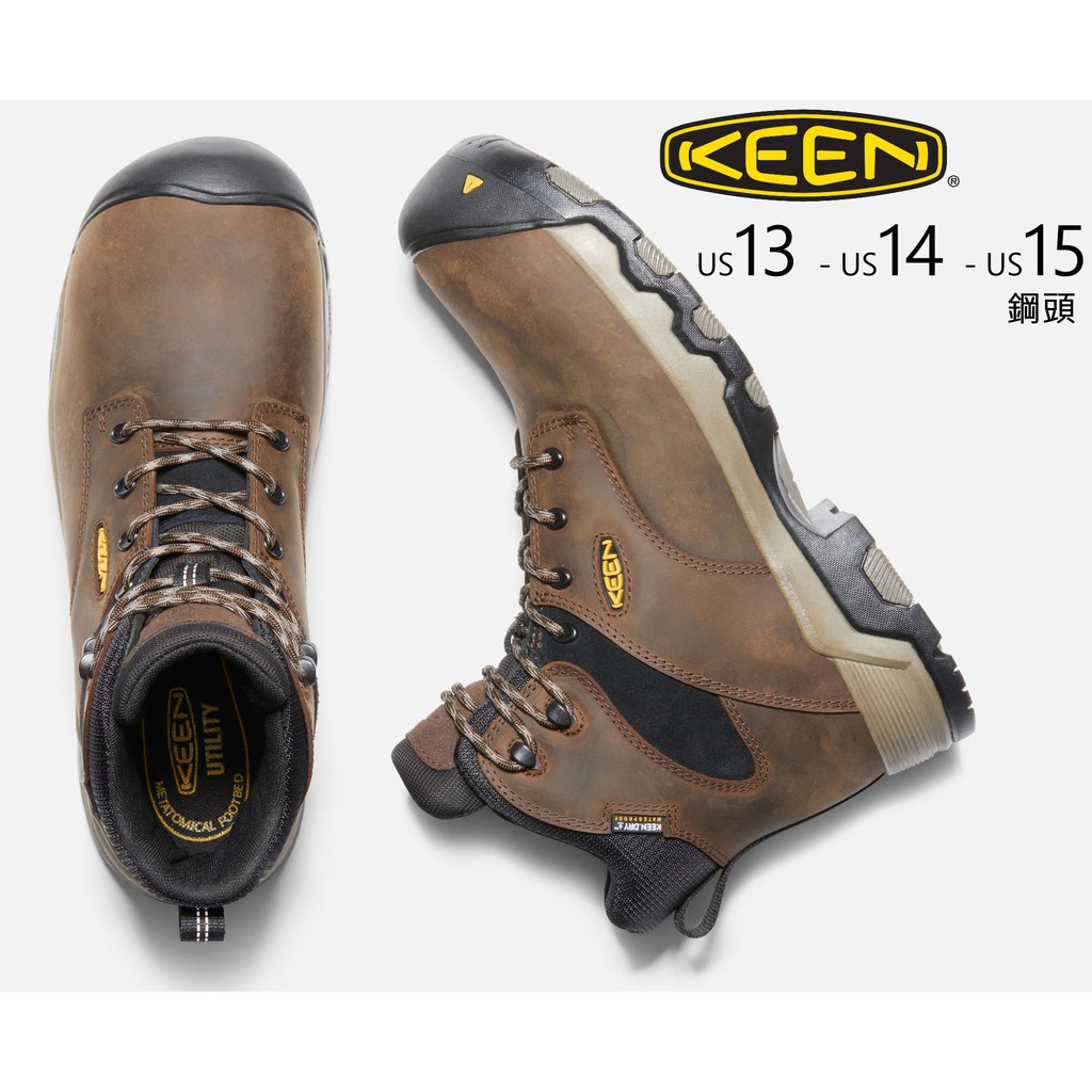 K43 US13- US14-US15 ~ KEEN 鋼頭防撞安全 工作鞋 / 登山鞋 (大腳,大尺
