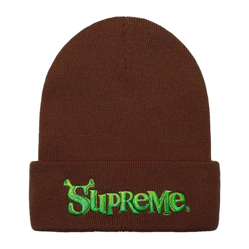 SUPREME FW21 SHREK BEANIE 史瑞克 毛帽 / 針織帽 (BROWN 咖啡色) 化學原宿