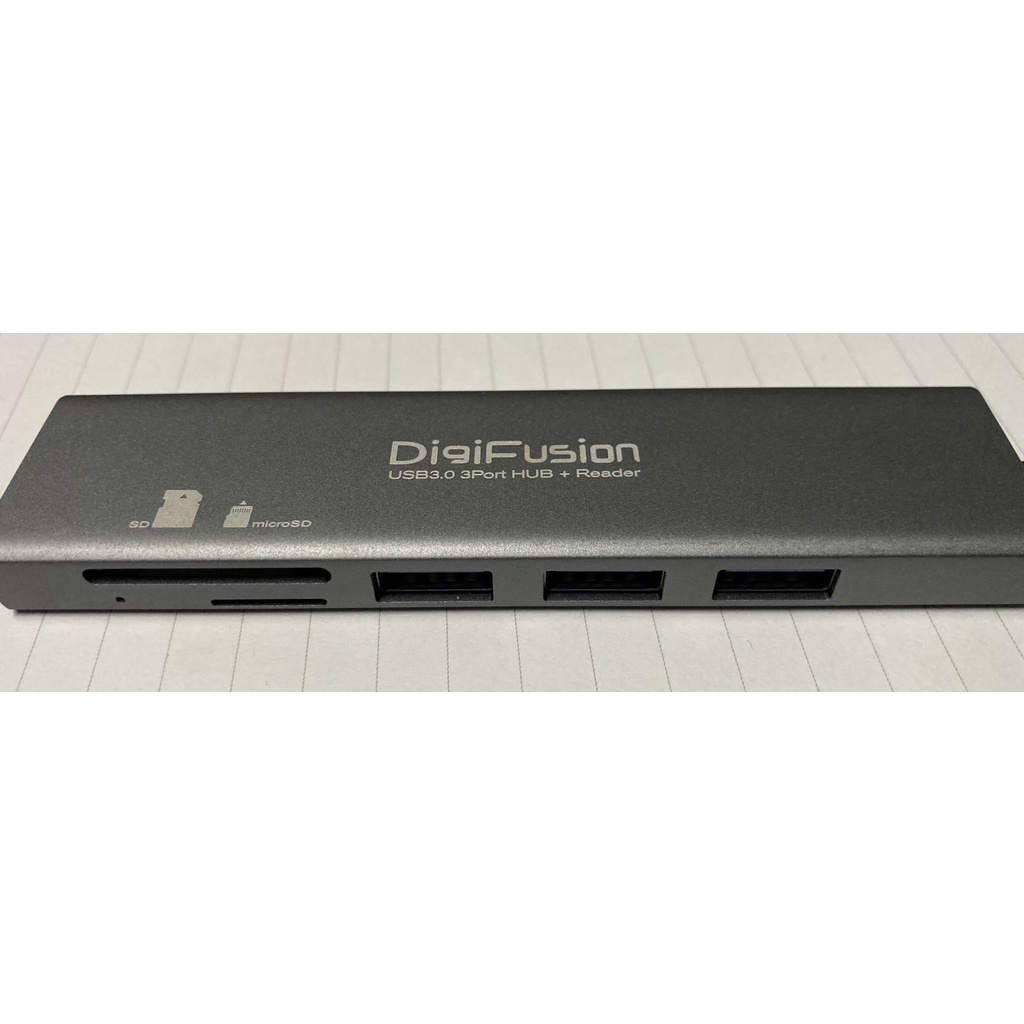 伽利略 Digifusion 24191 Type-C USB3.0 3埠 HUB SD 讀卡機 PCPARTY