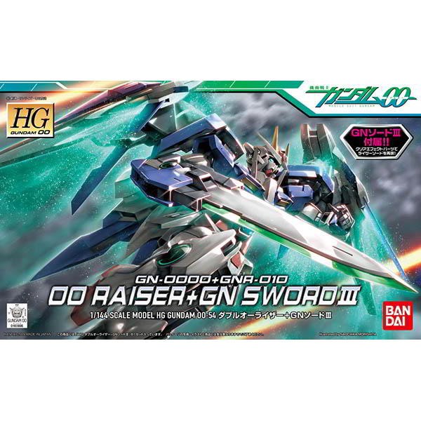 【BANDAI】組裝模型 HG 1/144 GN-0000+GNR-010 00鋼彈+0 Raiser武裝戰機 54