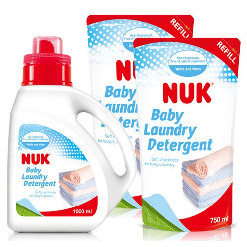 NUK 嬰兒洗衣精促銷組 (1000ml+補充包750mlx2)【佳兒園婦幼館】