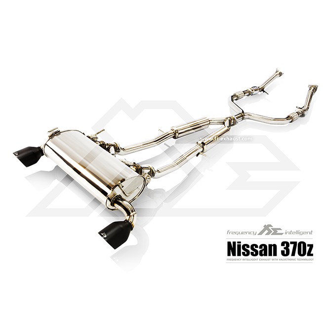 【YGAUTO】FI NISSAN Z34 370z 2009+ 中尾段閥門排氣管 全新升級 底盤