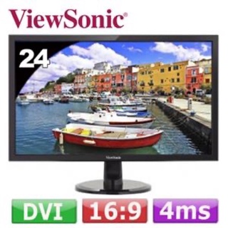 ViewSonic 優派VX2456SML 24型LED顯示器/電腦螢幕/24吋