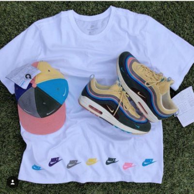 BEETLE NIKE AIR MAX 1/97 SEAN WOTHERSPOON AT0546-100 短T TEE