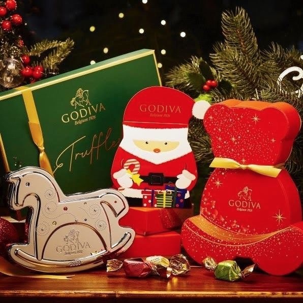 美國🇺🇸Godiva聖誕老人🎅GCube松露巧克力小禮盒8顆裝🎁‼️（11/1收單）