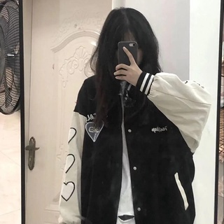 夾克 外套棒球服 衛衣 ins 春秋 薄款 韓版 oversize 寬鬆 慵懶風 潮 薄外套女 長袖外搭 外套薄款 百搭