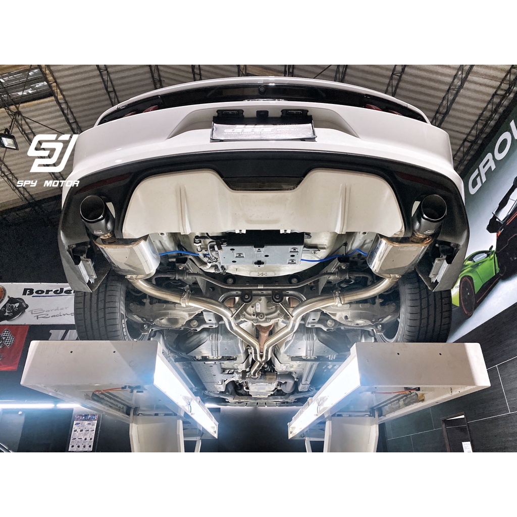 【SPY MOTOR】Ford Mustang 2.3 中尾段閥門排氣管