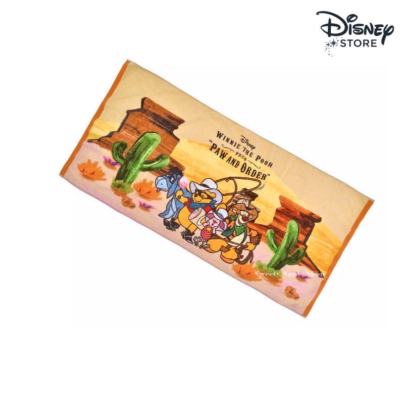 迪士尼【SAS日本限定】迪士尼商店限定 Disney Store 小熊維尼家族 Western Pooh 長版毛巾