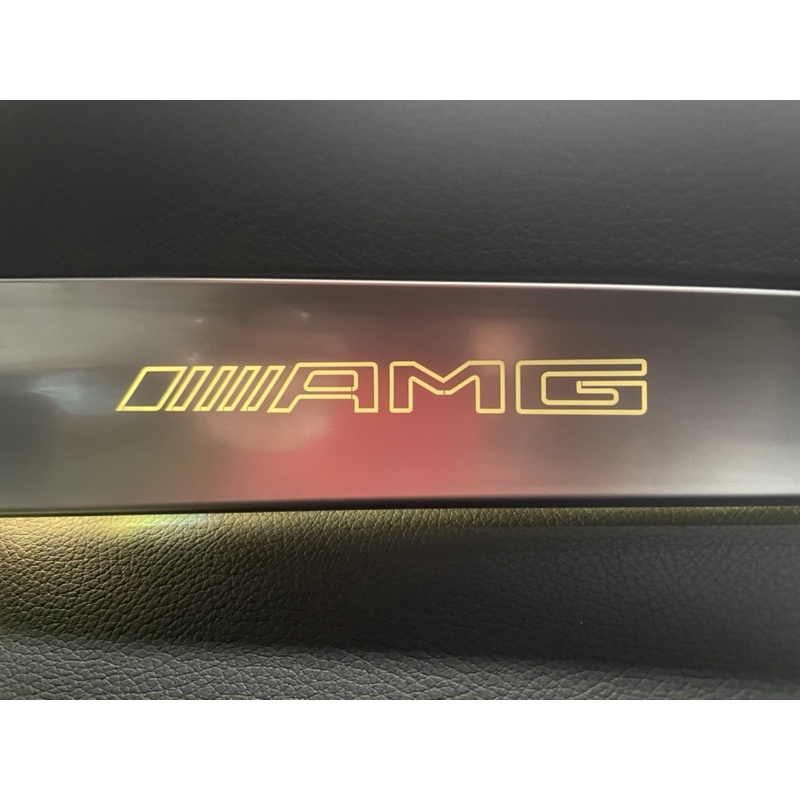 《霍克國際》 Benz 賓士 64色 副駕駛座AMG發光飾板 X253/W205/GLC300氛圍燈 氣氛燈