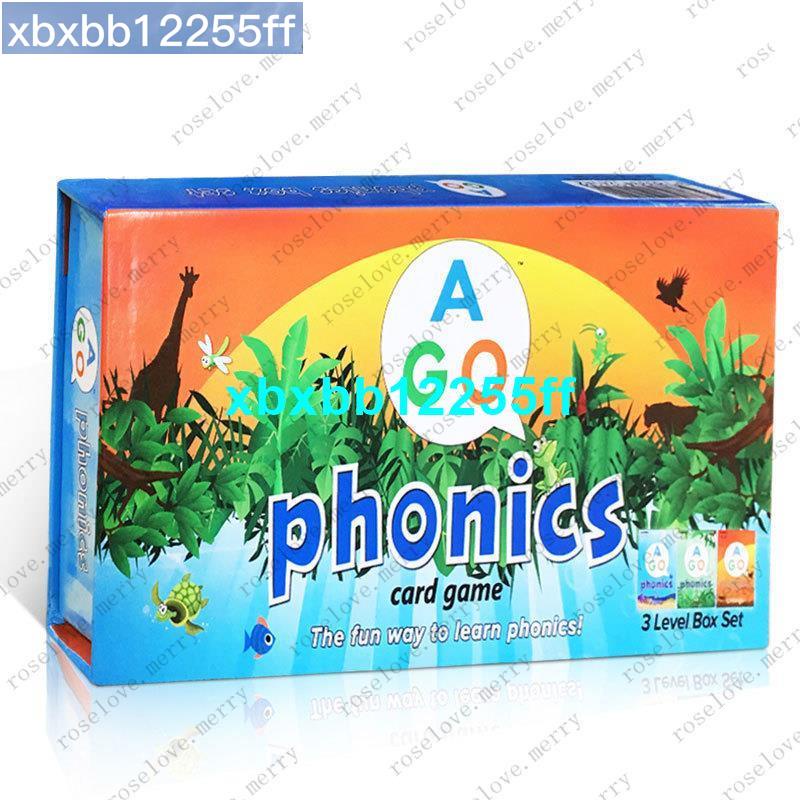 新品推薦🔥英文原版 AGO Phonics Box Set 英語自然拼讀 撲克紙牌-Phonics🔥xbxbb122
