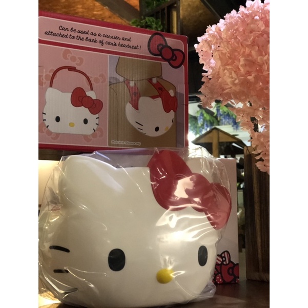 泰國麥當勞 Hello Kitty 野餐手提籃/車用置放架/萬用置物籃