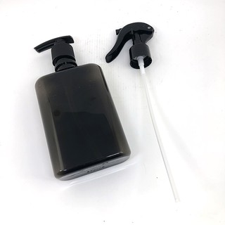 好蠟 斧頭型壓罐300ml (透明黑色) 補充瓶 分裝罐 附噴頭