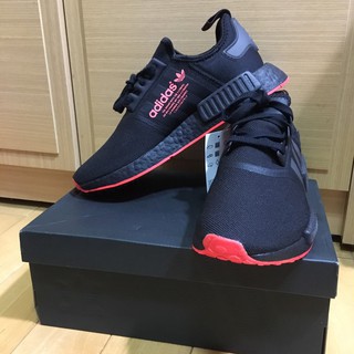 Adidas NMD R1 Black Red 全黑黑紅黑紅底黑武士男女情侶鞋F35881 | 蝦皮購物