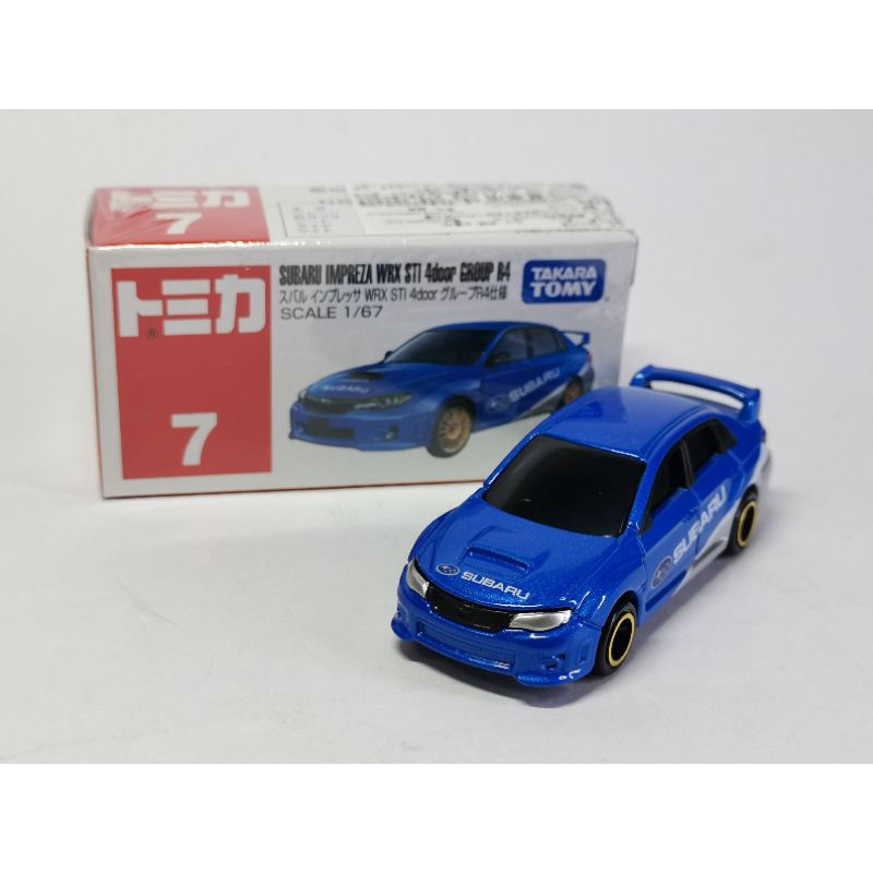 Tomica No.7 Subaru Impreza WRX STI 4door WRC 硬皮鯊 全新封膜未拆