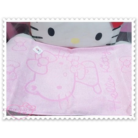 ♥小花花日本精品♥ Hello Kitty 毛巾 洗臉巾 臉部清潔必備 100%棉 造型毛巾 粉色 77809704