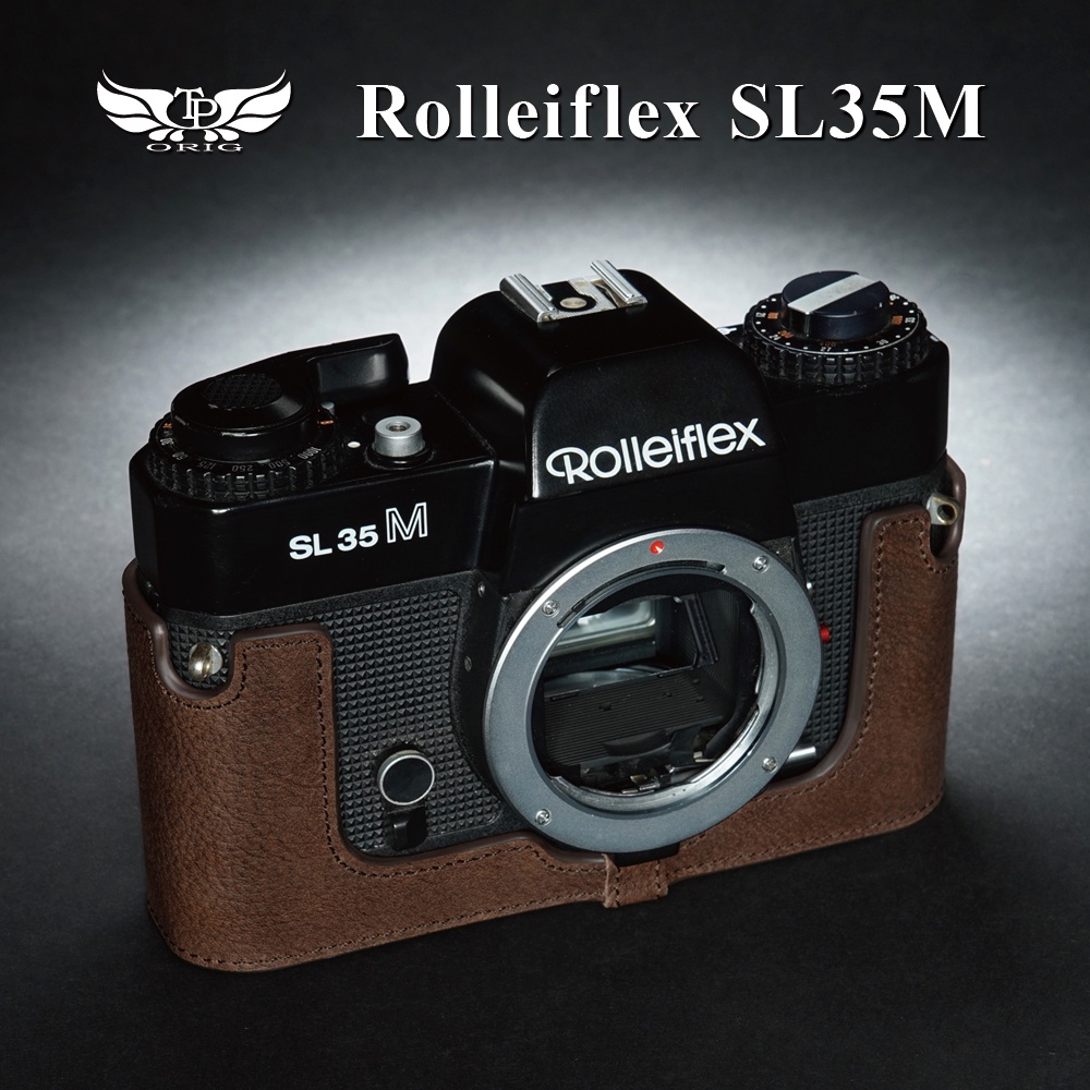 【TP ORIG】適用於 Rolleiflex SL35M 專用 真皮相機底座