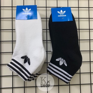 KK♦️3雙1組 愛迪達Adidas Originals 三葉草logo 黑白 運動襪 AZ5523 az6288