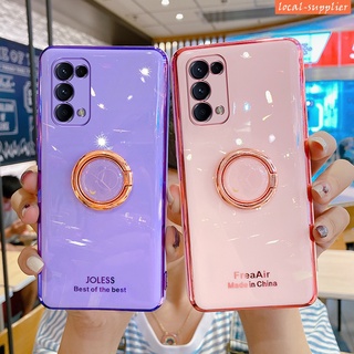超美Reno5Z手機殼Reno 5Z保護殼OPPO Reno 5Z手機殼 全包防摔 矽膠軟殼 reno5z指環支架手機殼
