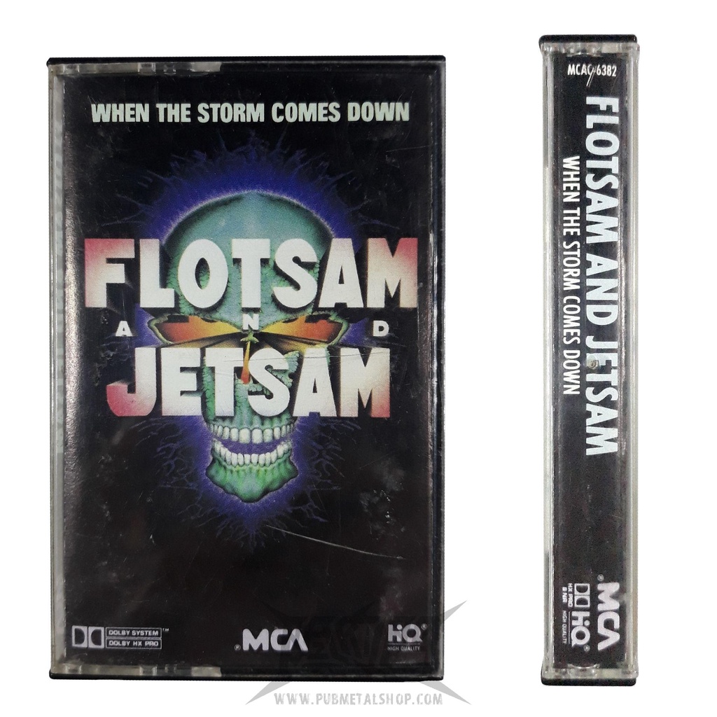 Flotsam And Jetsam-When The Storm Comes Down 老懷舊錄音帶 音樂卡帶 重金屬