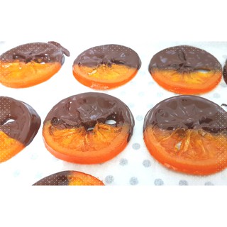 法式蜜漬橙片佐 頂級法國 法芙娜 VALRHONA 70% 瓜納拉 Guanaja 黑巧克力