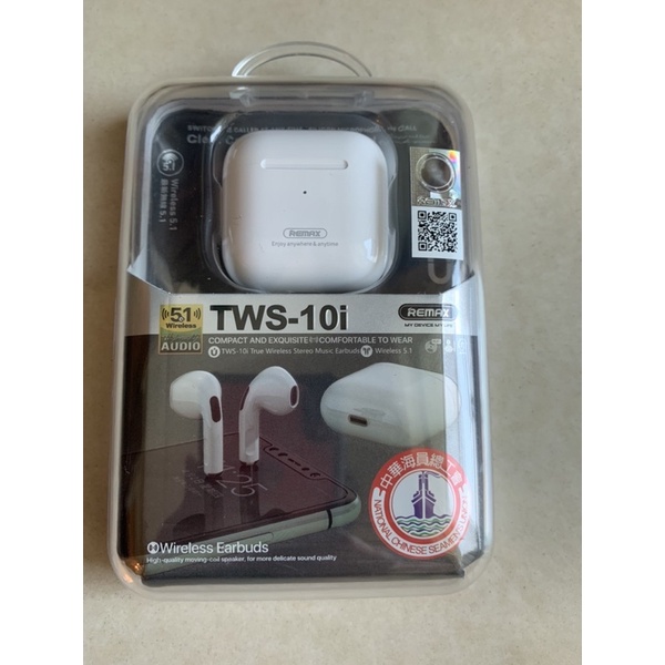 全新REMAX無線藍牙耳機TWS-10i入耳式適用蘋果OPPO華為vivo運動降噪