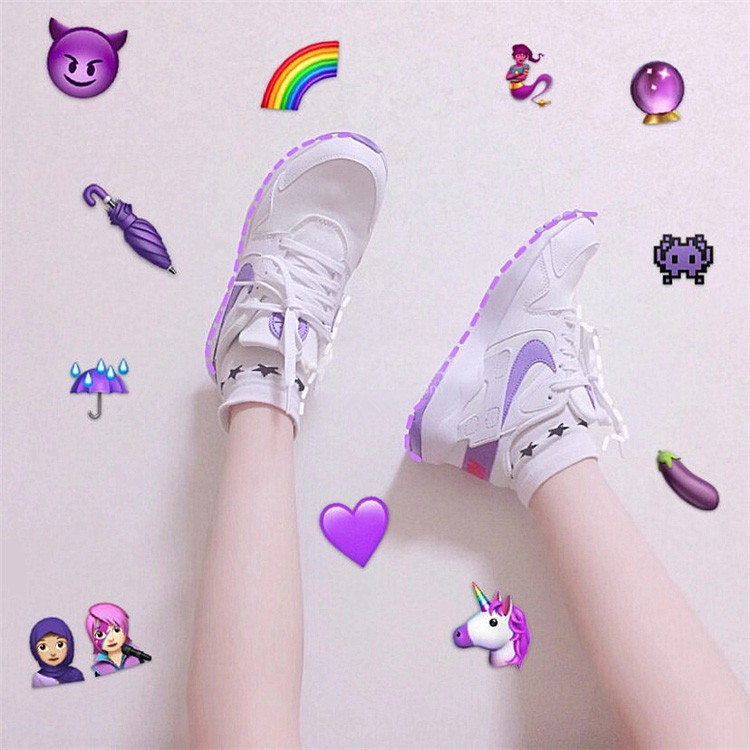 2019新款Nike LD Victory女子經典黑白紫色華萊士休閑跑鞋| 蝦皮購物