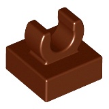 正版樂高LEGO零件(全新)-15712 上方夾子 紅棕色