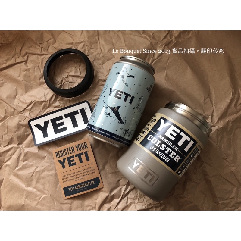 【美國代購】YETI 冰壩杯官網正貨 12盎司 鋁罐/啤酒瓶專用保冰杯 RAMBLER 12oz COLSTER