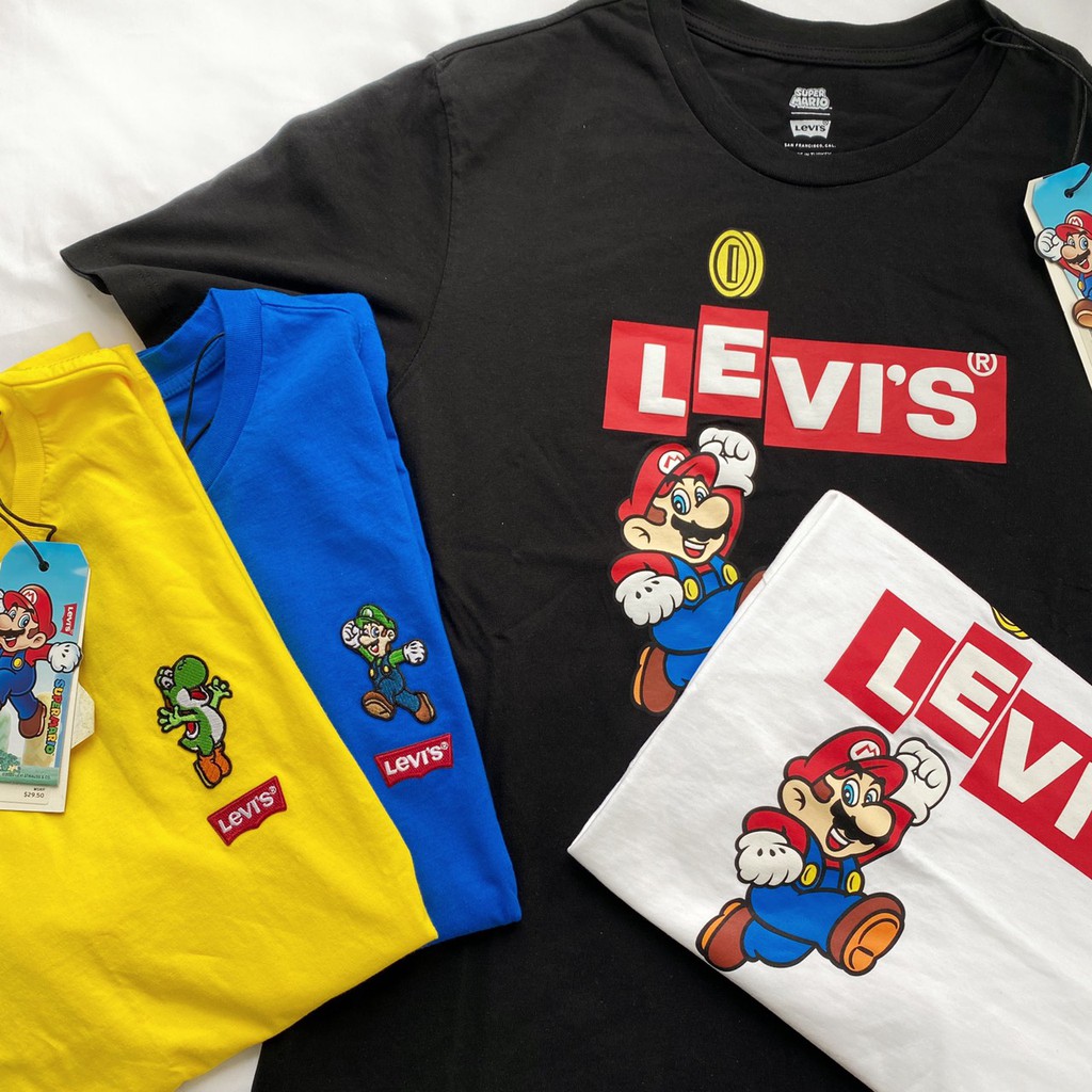 🔥零碼特價 限量聯名款 美國正品🇺🇸 Levi's 短袖 瑪利歐 Super Mario Levis T恤 短T