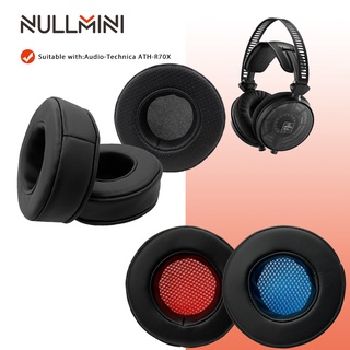Nullmini 替換加厚耳墊適用於鐵三角 ATH-R70X 耳機套耳機