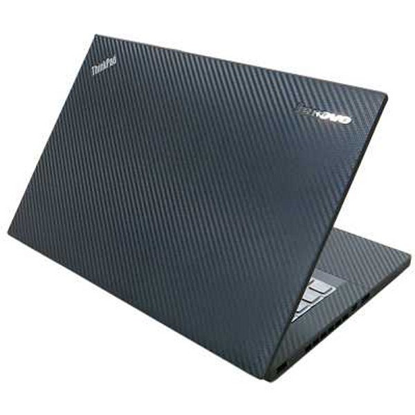【EZstick】Lenovo ThinkPad T440 黑色卡夢紋機身貼 (含上蓋+鍵盤週圍) DIY 包膜