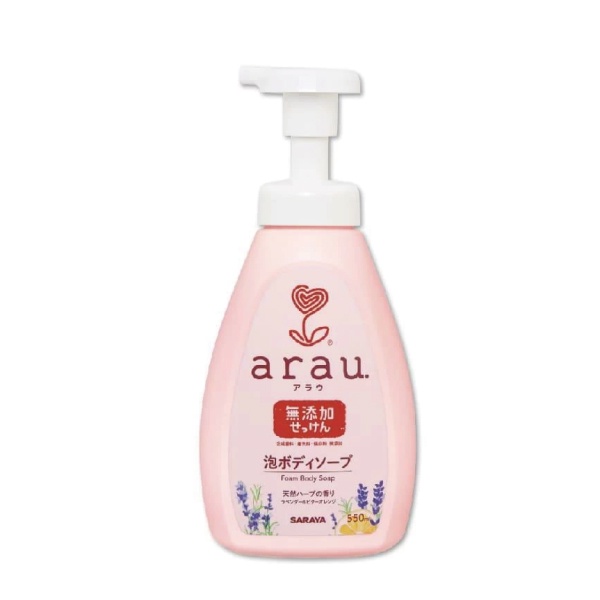 日本 arau.baby 溫和沐浴慕斯550ml【麗兒采家】