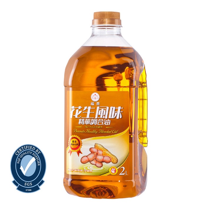 【福壽】花生風味精華調合油 2L (純素)│福壽官方