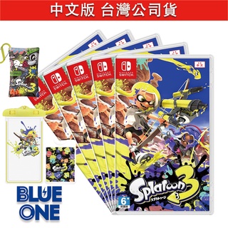 Switch 斯普拉遁 3 中文版 漆彈大作戰 3 Blue One 電玩 遊戲片 全新現貨