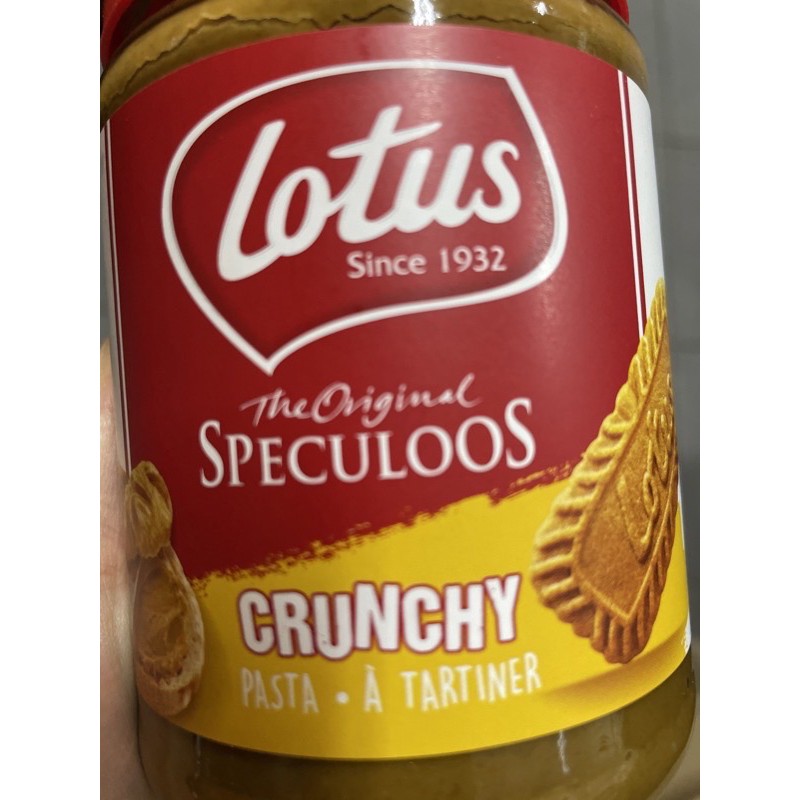 Lotus Biscoff 比利時蓮花餅抹醬 蓮花餅乾抹醬 焦糖抹醬 吐司抹醬 抹醬  crunchy400g 現貨