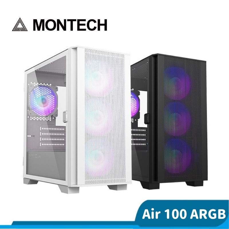 Montech 君主 AIR 100 ARGB 鋼化玻璃 電腦機殼