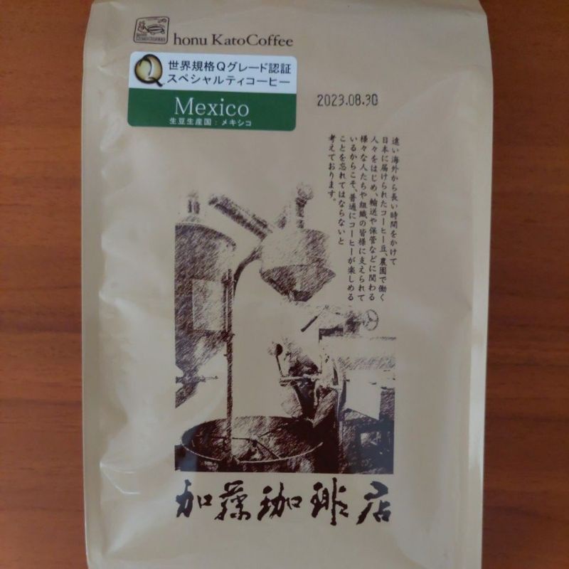 (現貨)日本寄回~超人氣咖啡店~加藤珈琲店咖啡豆~Mexico~採世界標準的 Q級認證 咖啡豆