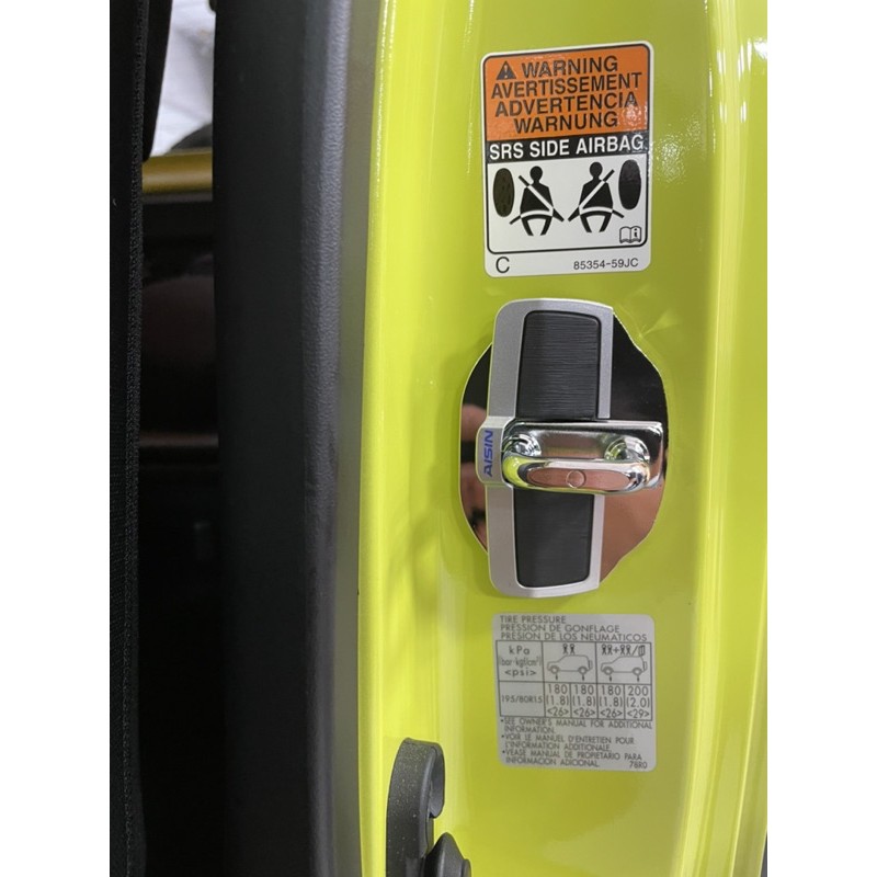 「藤井74」現貨 免運 日本製 AISIN Suzuki JIMNY JB74 吉姆尼 專用 門扣