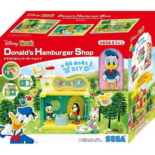 小丸子媽媽 唐老鴨漢堡店 SG80348 迪士尼 DIY夢想城 唐老鴨漢堡店 SEGA TOYS