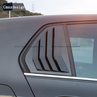 福斯 VW Golf 8代 後三角車窗 百葉窗貼 黑武士裝飾