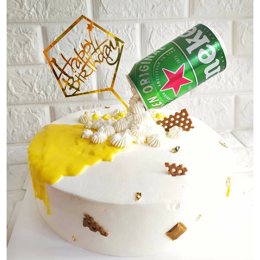 ❤啤酒造型蛋糕 生日蛋糕 6吋8吋10吋12吋