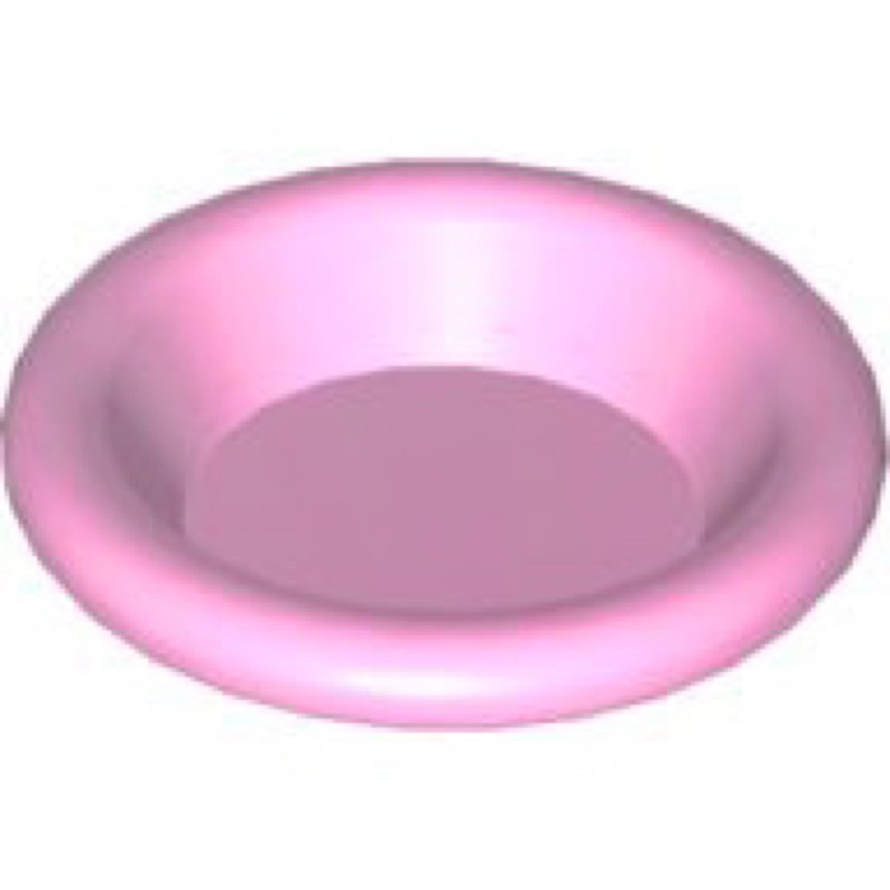 【樂GO】樂高零件 盤子 餐盤 樂高盤子 圓盤 餐具 亮粉色 亮黃色 樂高餐盤 人偶配件 樂高正版